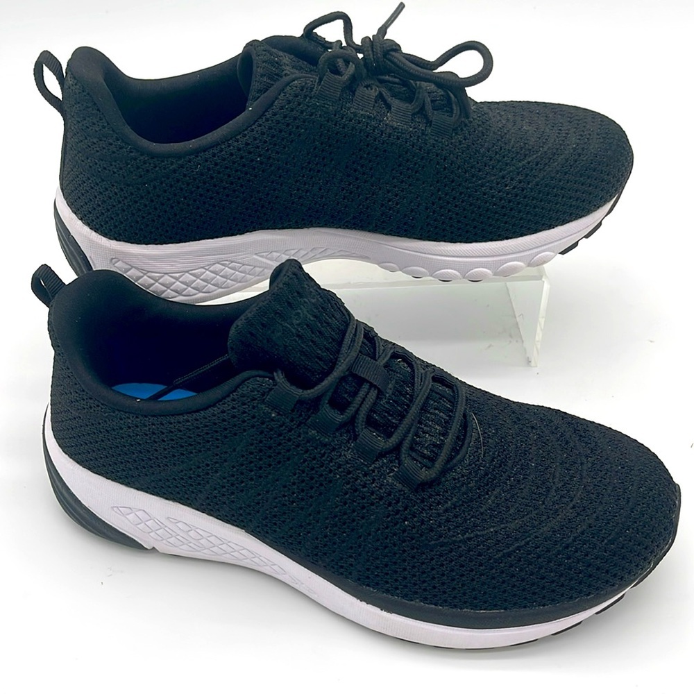 Propet WAA112 Tour Knit Black 9.5 Medium Womens Walking Shoe Diabetic Approved - Picture 3 of 8